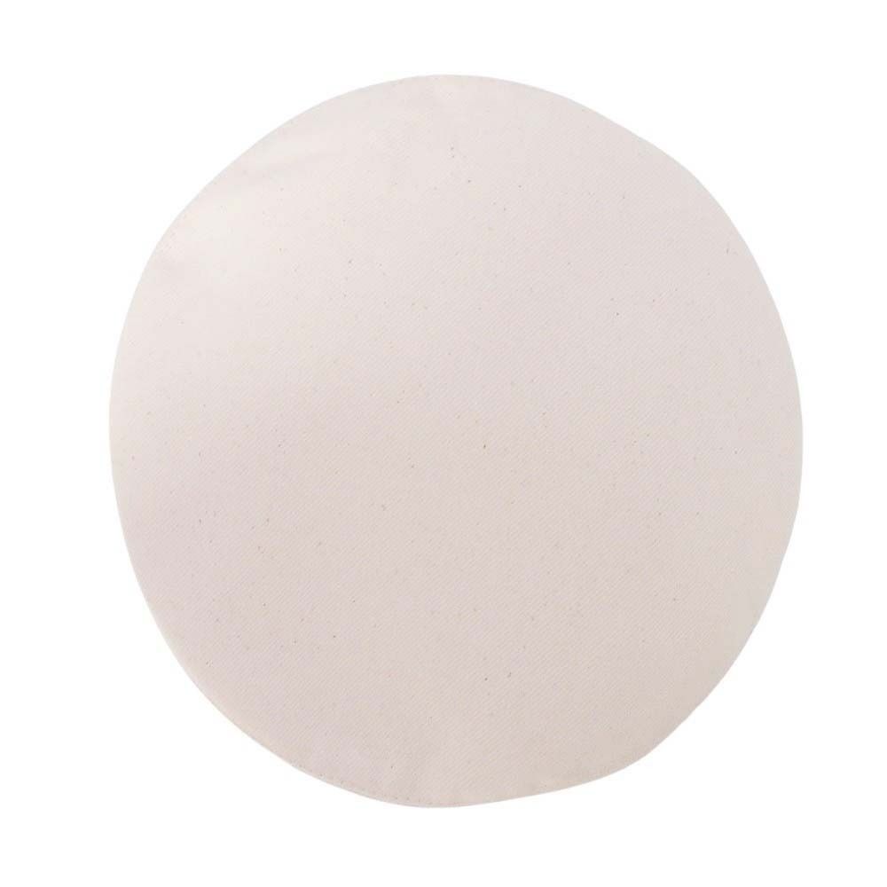 Hermes Gabrielle Beret Denim Leather Trim Series Button Hat 57 cm Ivory Handbag