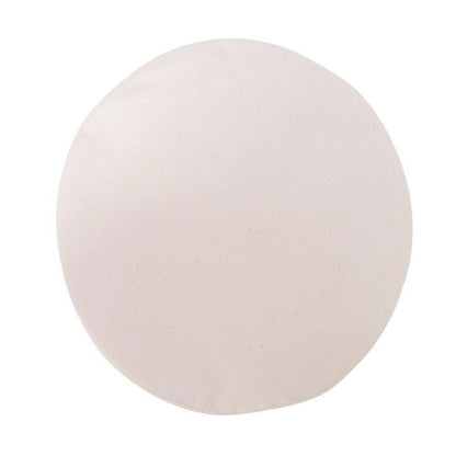 Hermes Gabrielle Beret Denim Leather Trim Series Button Hat 57 cm Ivory Handbag