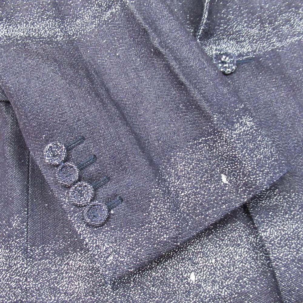 Dior Homme Peter Doig Collaboration Milky Way Denim Jacquard Star Coat 50 Indigo