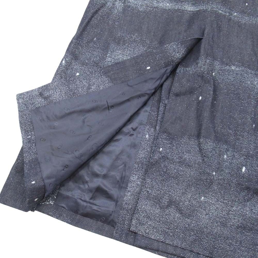 Dior Homme Peter Doig Collaboration Milky Way Denim Jacquard Star Coat 50 Indigo