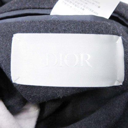 Dior Homme Wool Double Face Star Coat Outer Jacket 44 Navy