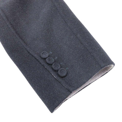 Dior Homme Wool Double Face Star Coat Outer Jacket 44 Navy