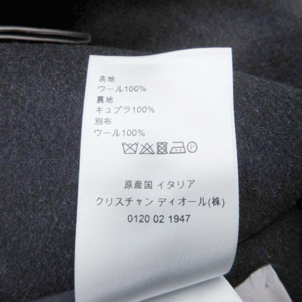 Dior Homme Wool Double Face Star Coat Outer Jacket 44 Navy