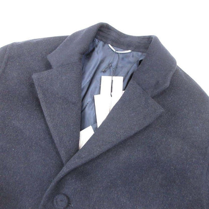 Dior Homme Wool Double Face Star Coat Outer Jacket 44 Navy