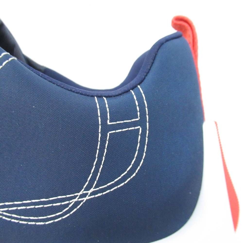Hermes Envol Thick Sole Sneakers Stitch Shoes 41.5 Navy Orange