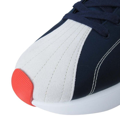 Hermes Envol Thick Sole Sneakers Stitch Shoes 41.5 Navy Orange