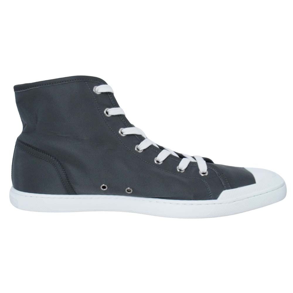 Hermes Express Sneakers High Cut Nylon Shoes 44 Gray