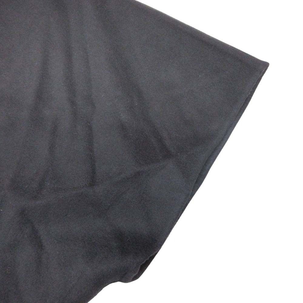 Dior Double Face Cashmere Melton Cloak Coat Oversize S Black