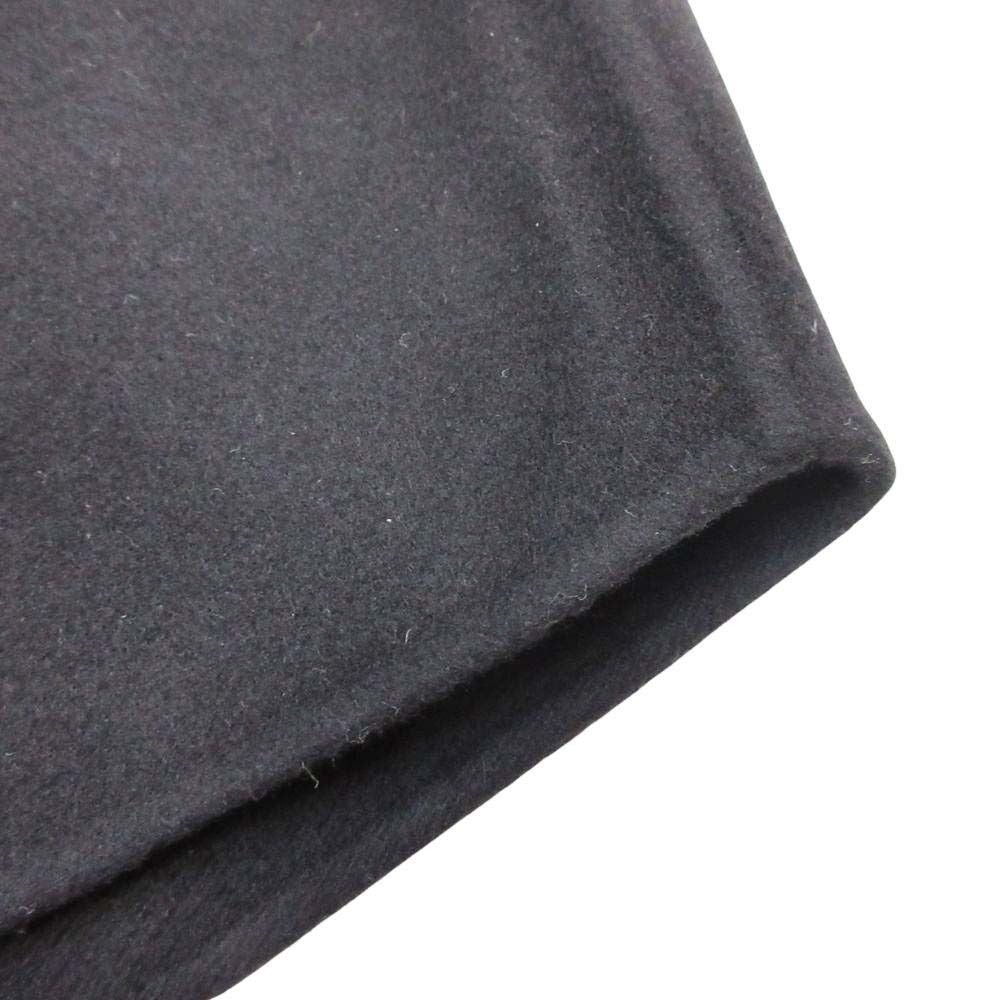 Dior Double Face Cashmere Melton Cloak Coat Oversize S Black