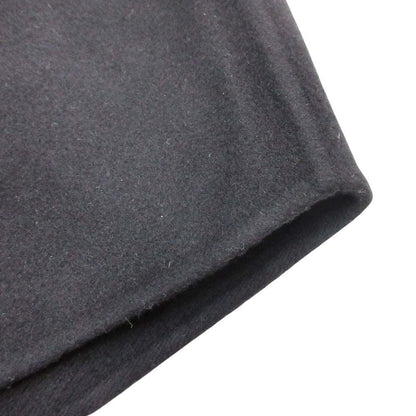 Dior Double Face Cashmere Melton Cloak Coat Oversize S Black