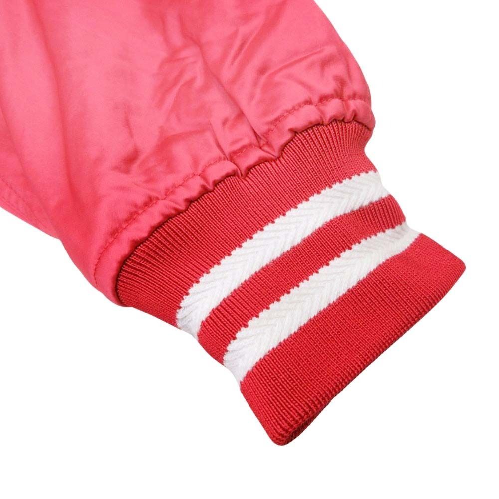 Dior Homme Sean Stewy Back Bull Patch Bomber Jacket 44 Red