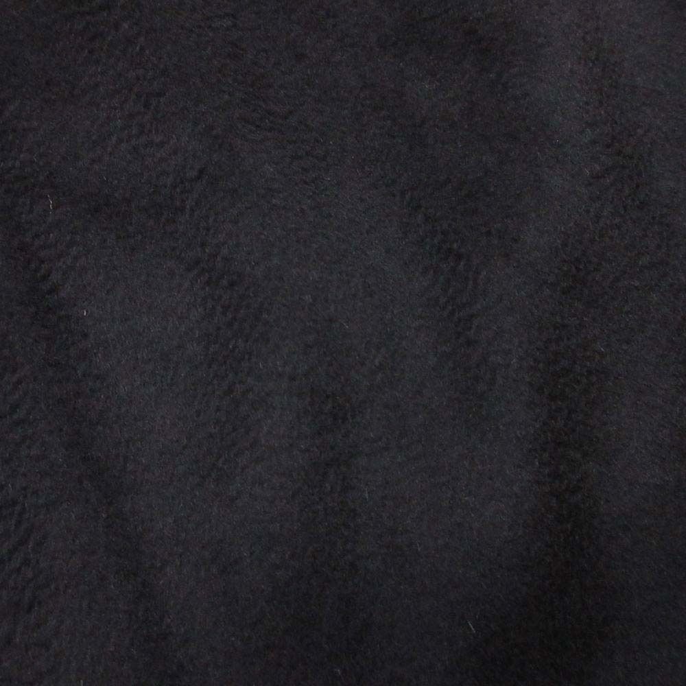 Dior Homme Cashmere Double Breasted Coat Peak Lapel 44 Black