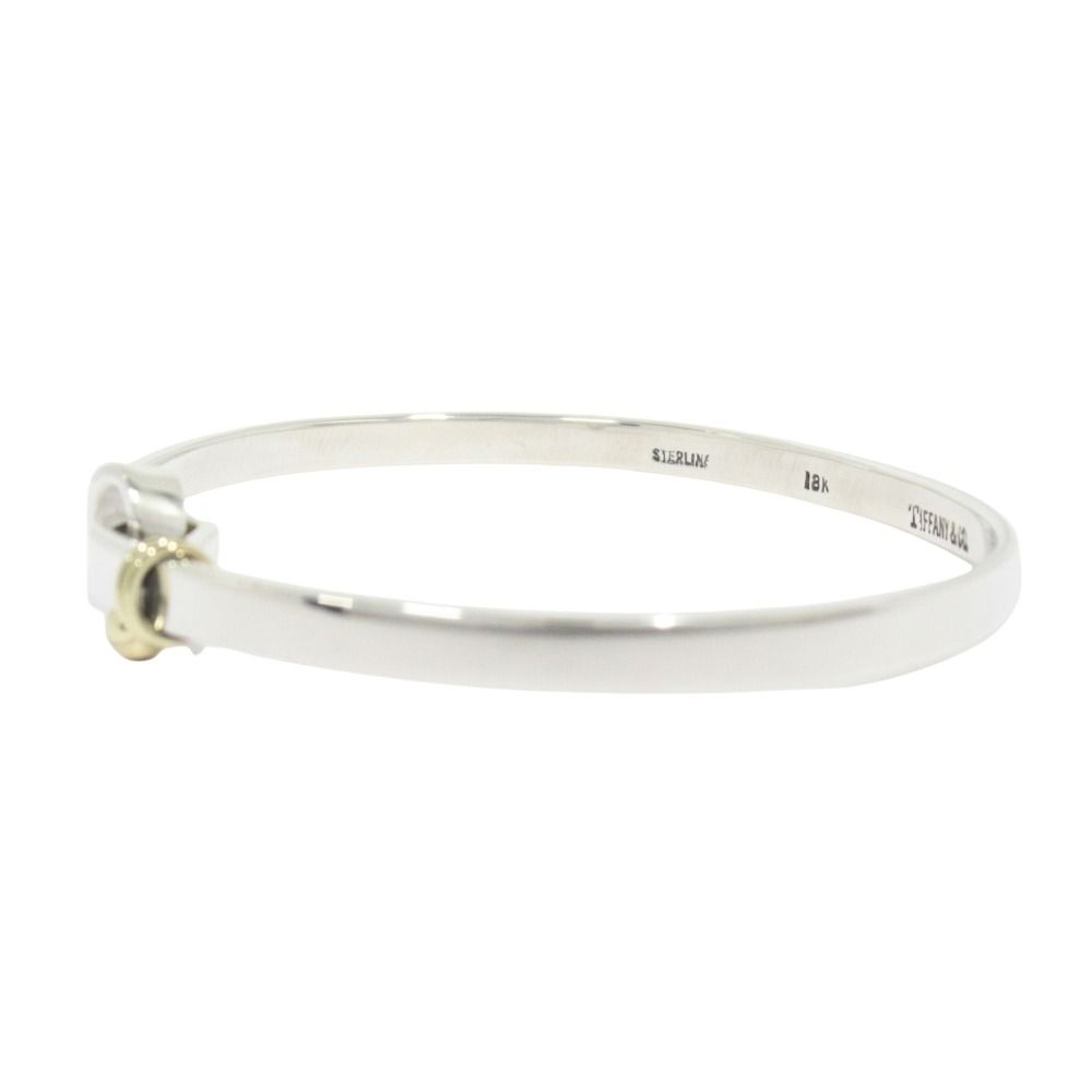 Tiffany & Co Polished 18k Combination Hook Eye Bangle Bracelet