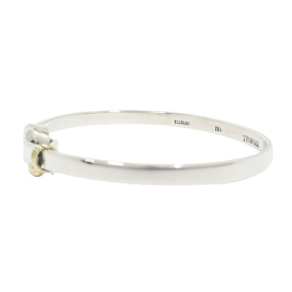 Tiffany & Co Polished 18k Combination Hook Eye Bangle Bracelet