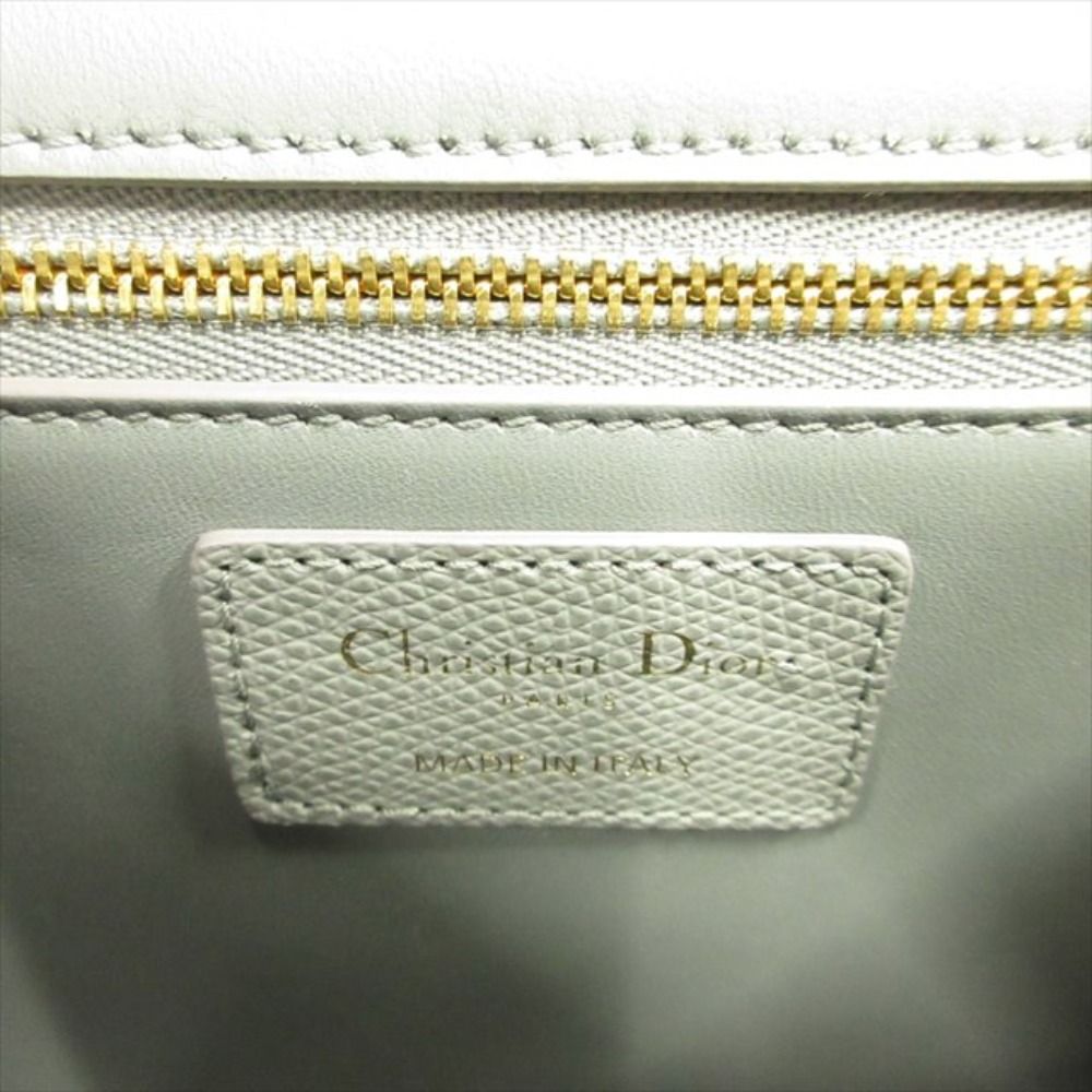 Dior le 30 Monte Ny 30 Montaigne Leather Shoulder Cross Blue Gold Handbag