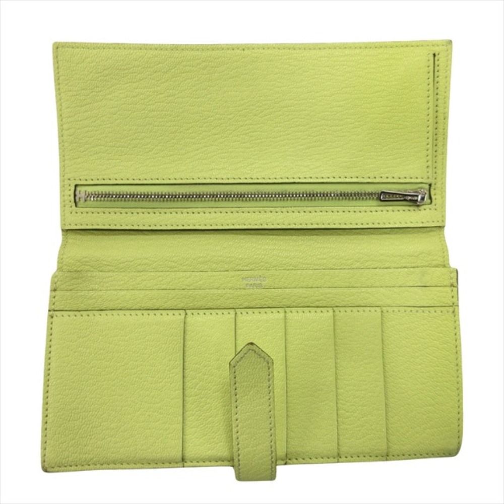 Hermes Bearn Souffle Bifold Wallet Chevre Leather Joanne Bourjohn Hhardware