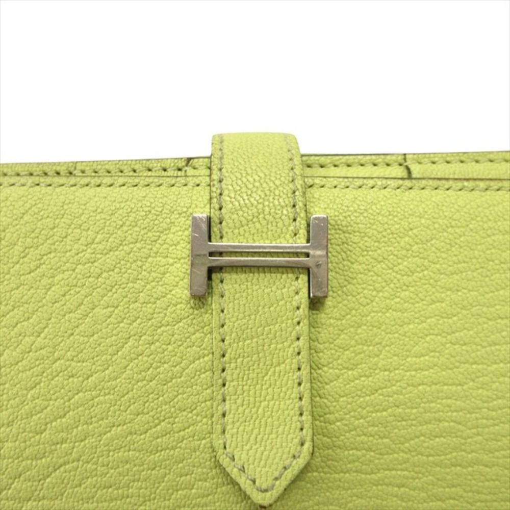 Hermes Bearn Souffle Bifold Wallet Chevre Leather Joanne Bourjohn Hhardware