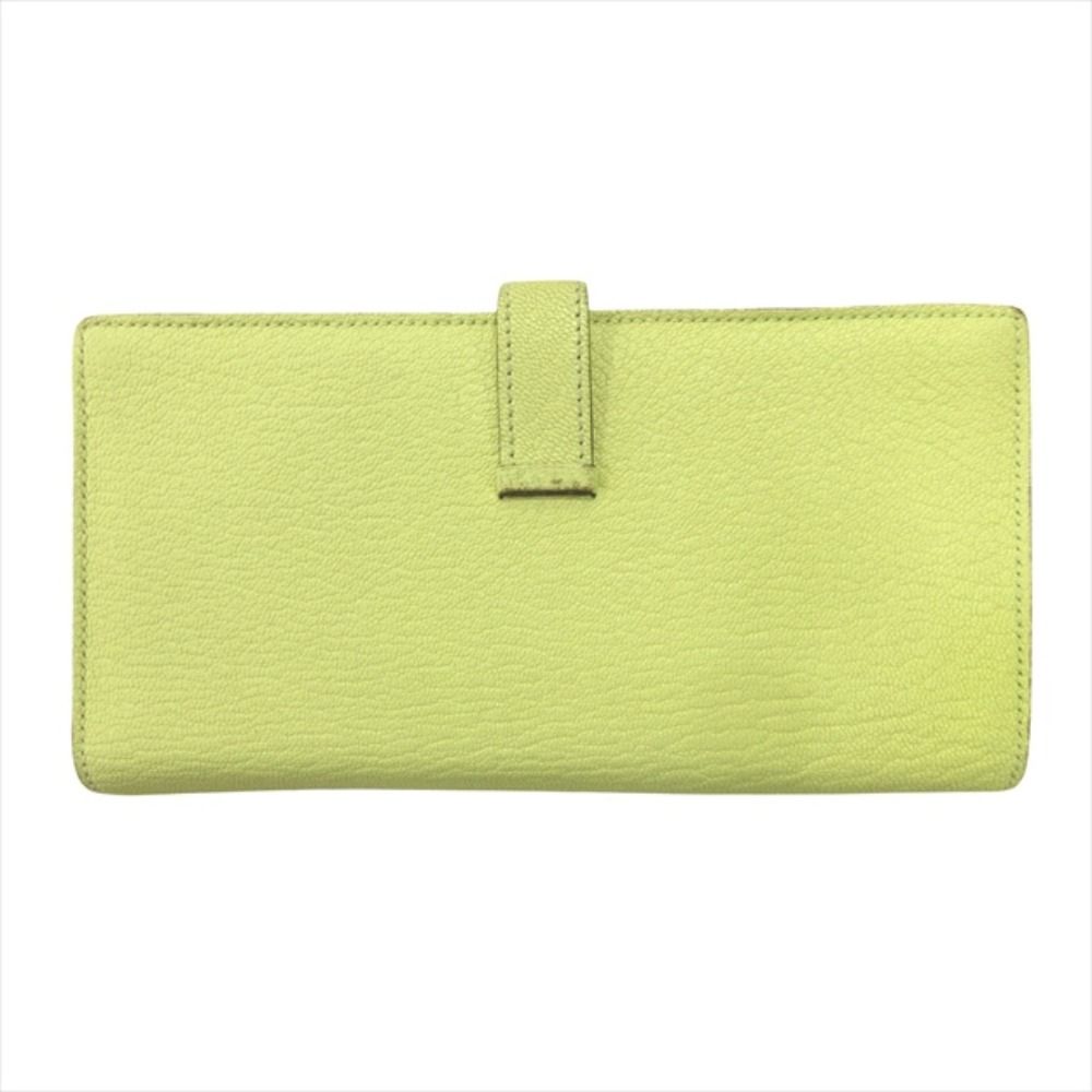 Hermes Bearn Souffle Bifold Wallet Chevre Leather Joanne Bourjohn Hhardware