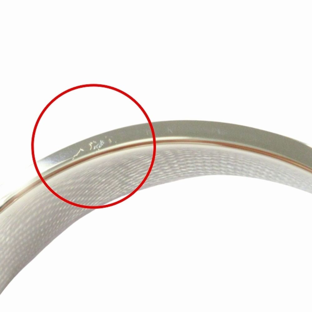 Hermes Clic Bracelet Bangle GM Silver Lila Light Purple