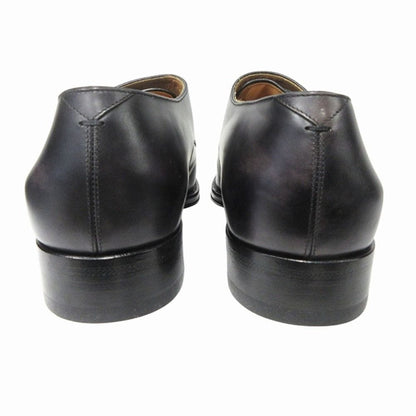 Louis Vuitton Double Monk Strap Dress Business Shoes Leather Silver Black