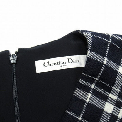 Dior Wrap Over Shorts Dress Check'n' Pop Navy White