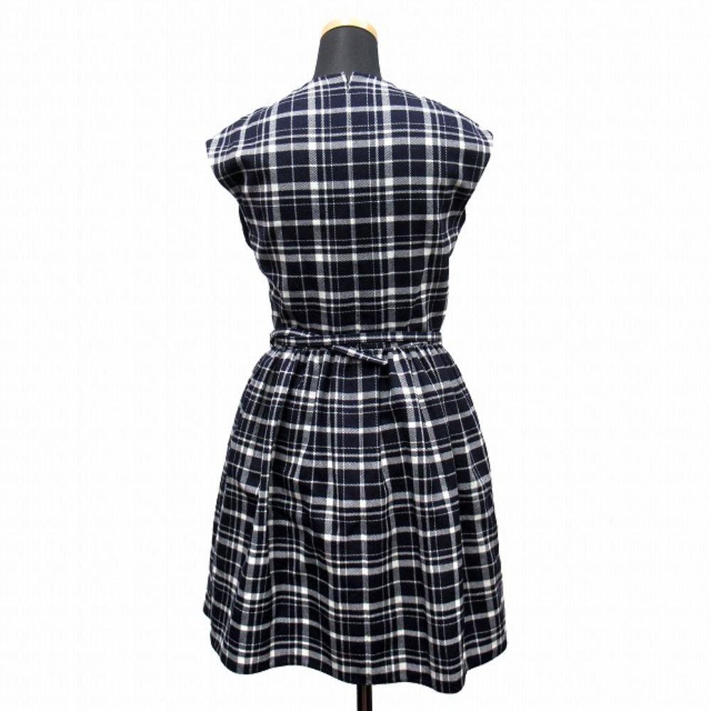 Dior Wrap Over Shorts Dress Check'n' Pop Navy White