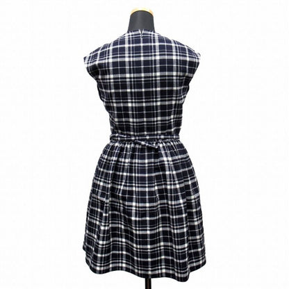Dior Wrap Over Shorts Dress Check'n' Pop Navy White