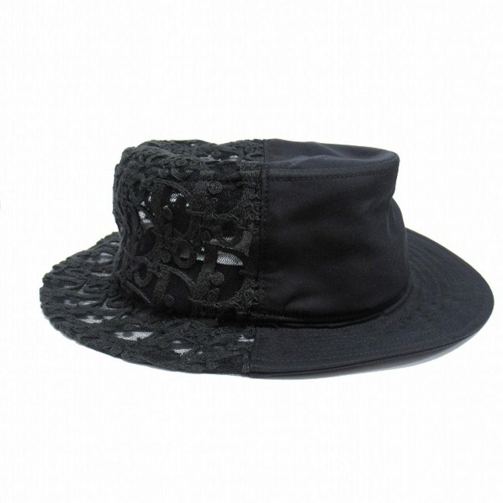 Dior Oak Split Fisherman Bucket Hat Trotter Contrast L Black