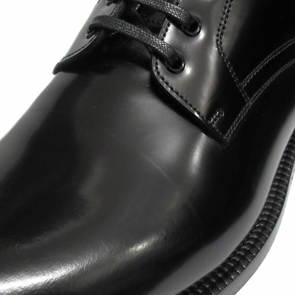 Celine Era Leather Short Boots Lace Up Shoes Hedi Slimane 36 Black