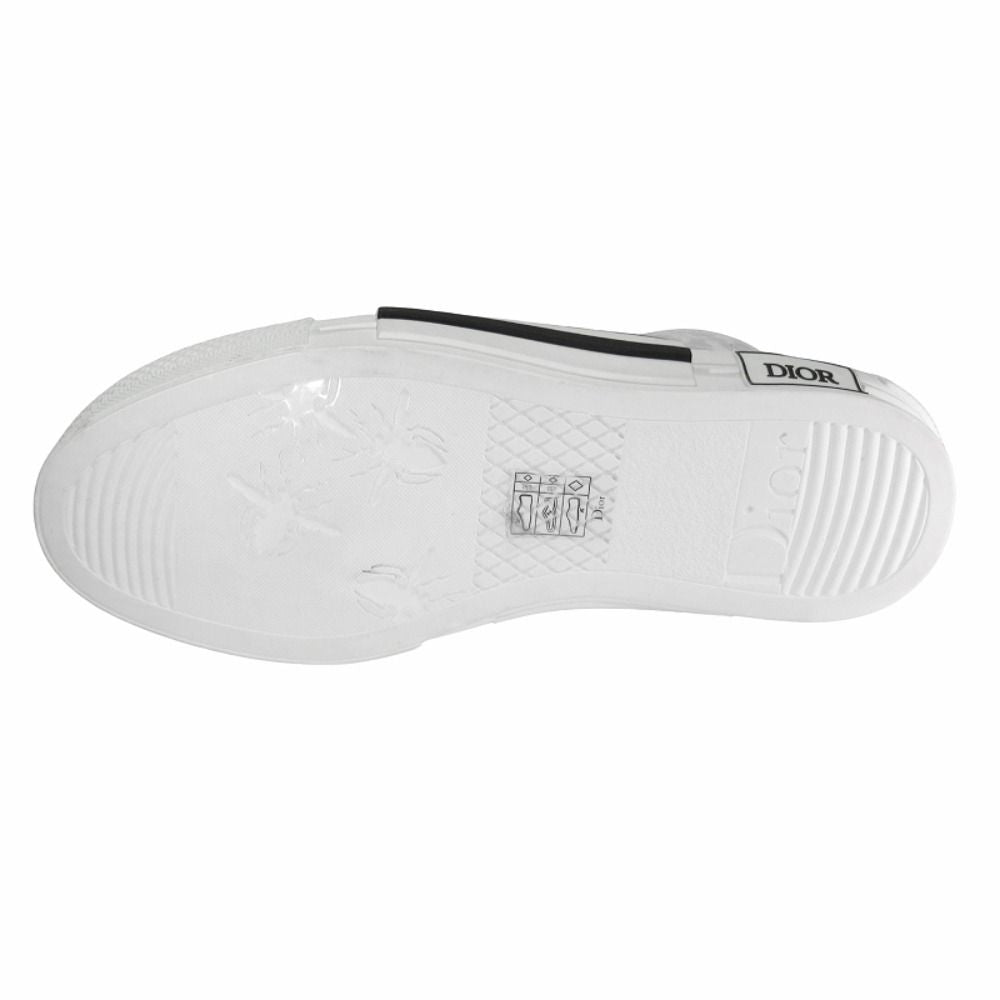 Dior Oak League High Top Sneakers Cut Shoes Logo Trotter 38 White