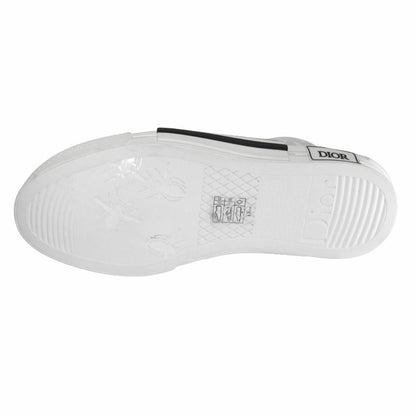 Dior Oak League High Top Sneakers Cut Shoes Logo Trotter 38 White