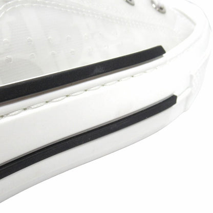 Dior Oak League High Top Sneakers Cut Shoes Logo Trotter 38 White