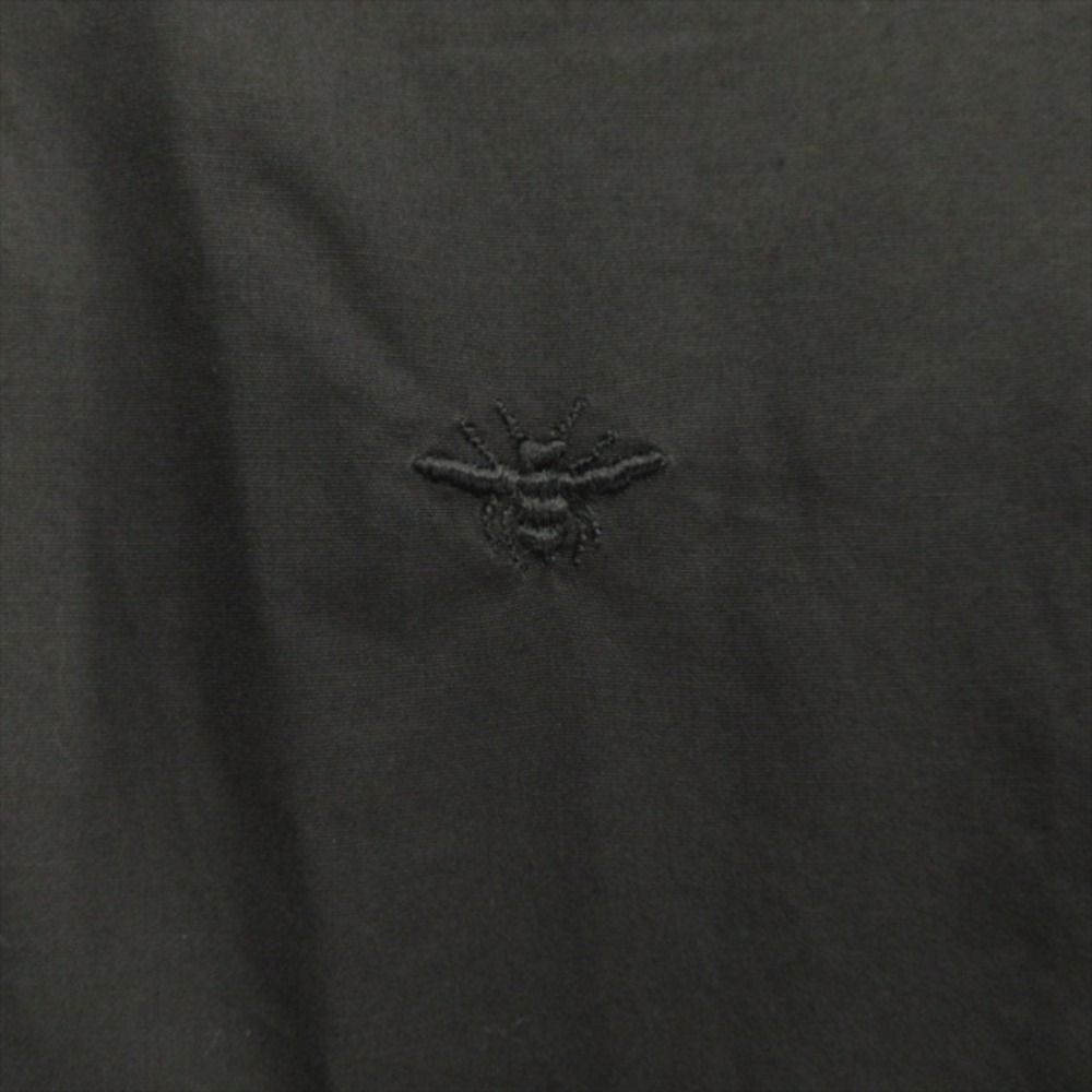 Dior Bee Embroidery Dress Shirt Top Bee Hachi 37 Black