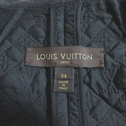 Louis Vuitton Leather Switch Monogram Quilted Jacket 34 Black