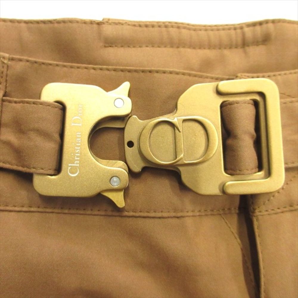 Dior Rollaco Star Belt Bermuda Cargo Shorts Travis Scott Runway Worn 48 Brown