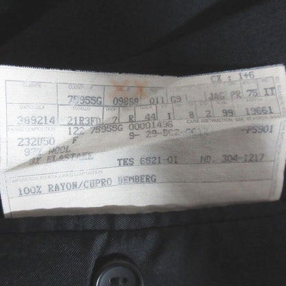 Gucci Era Tailored Jacket Trousers Pants Suit 44 Black