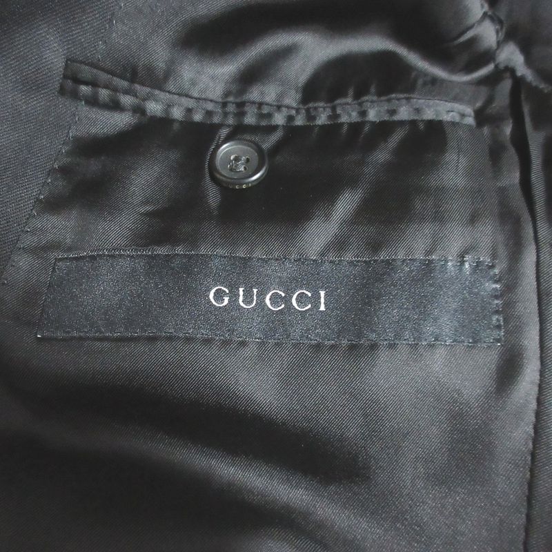 Gucci Era Tailored Jacket Trousers Pants Suit 44 Black