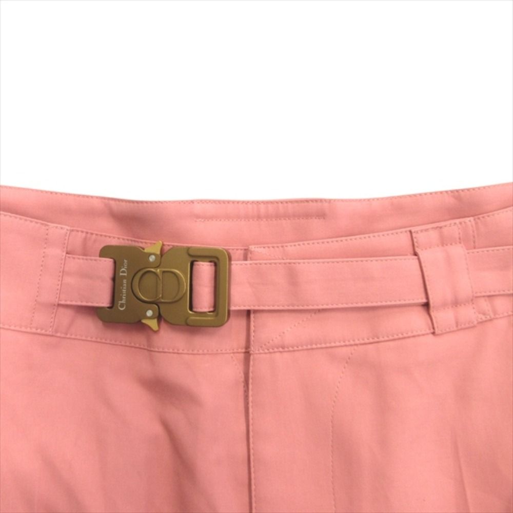 Dior Rollaco Star Belt Bermuda Cargo Shorts Travis Runway Worn 52 Pink