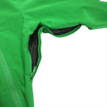 Bottega Veneta Triangle Zip Nylon Hoodie M Paraquito Green
