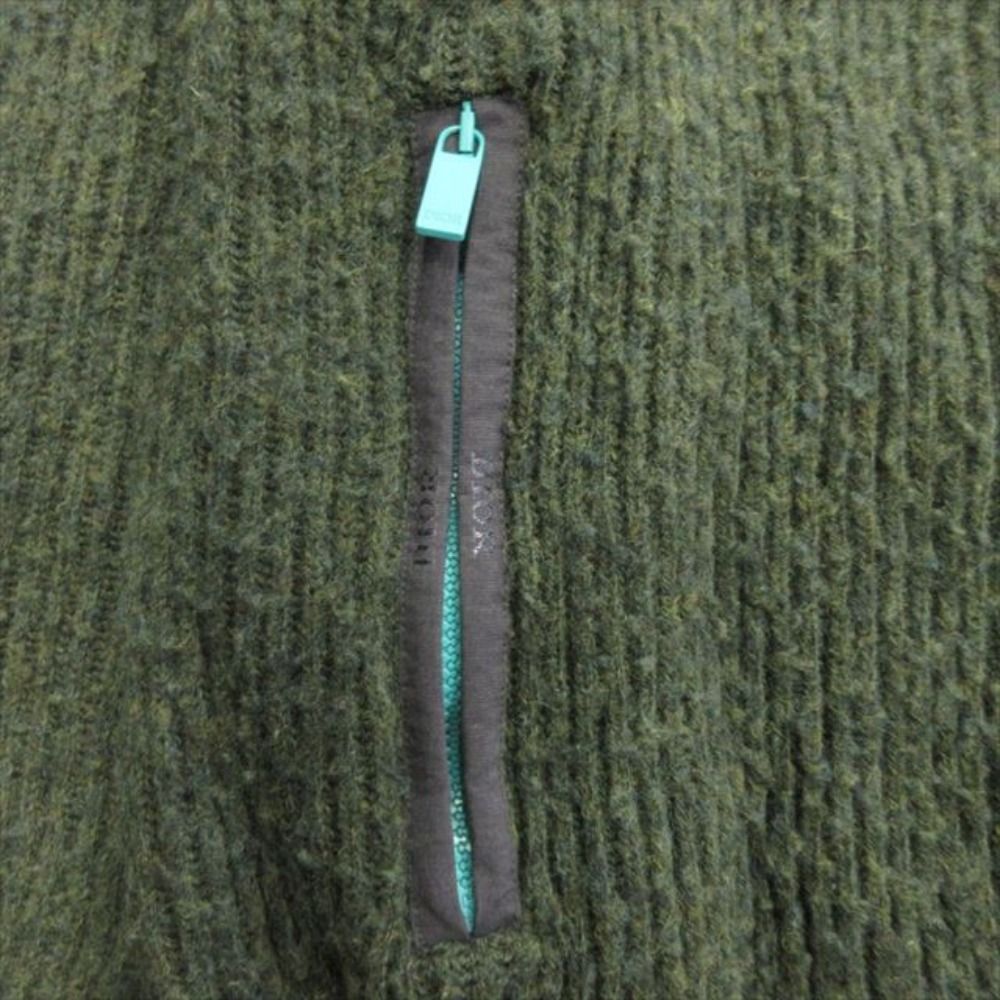Dior Casentino Knit Sweater Melange Knapping Wool Logo Runway Wear S Green