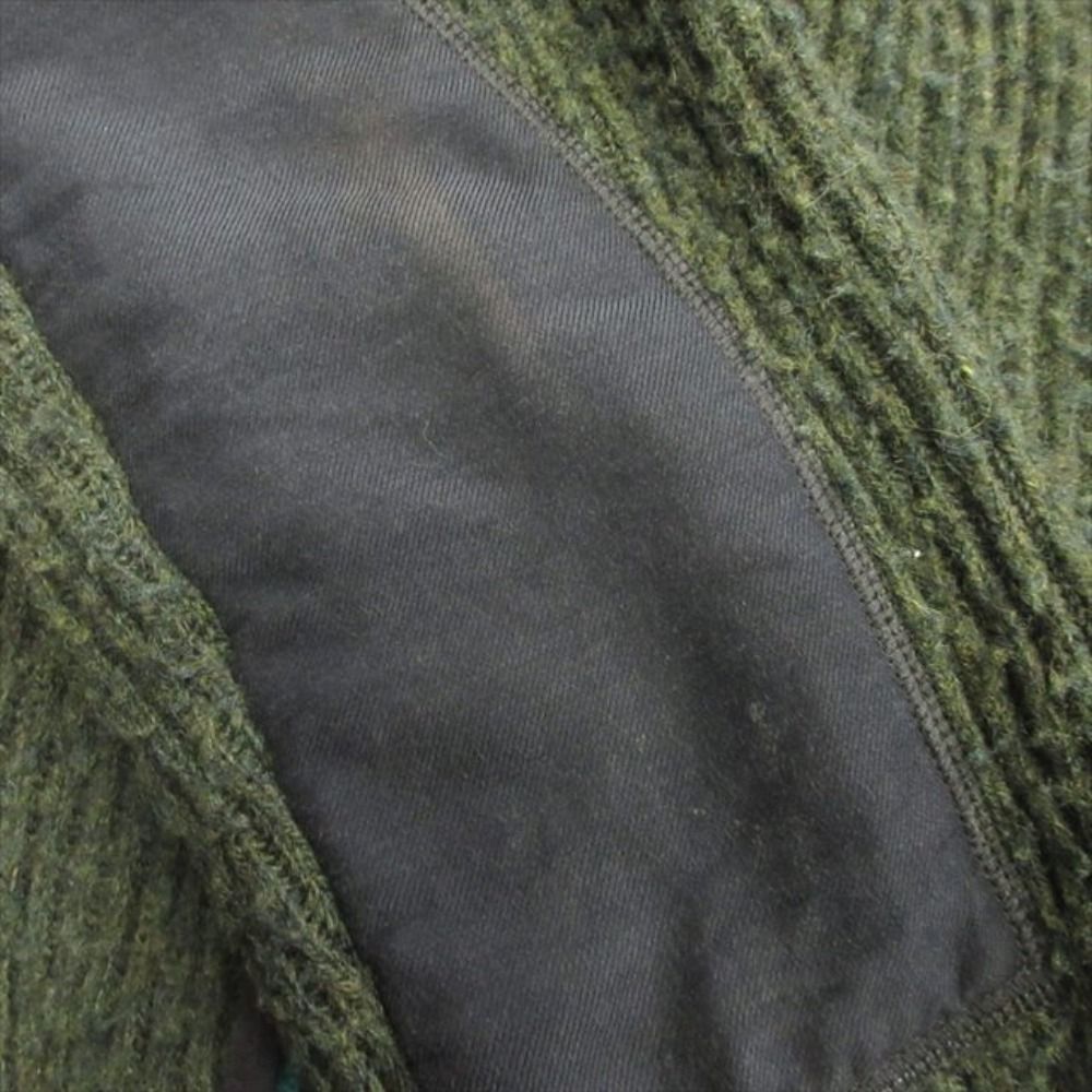 Dior Casentino Knit Sweater Melange Knapping Wool Logo Runway Wear S Green