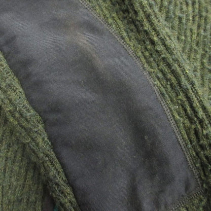 Dior Casentino Knit Sweater Melange Knapping Wool Logo Runway Wear S Green