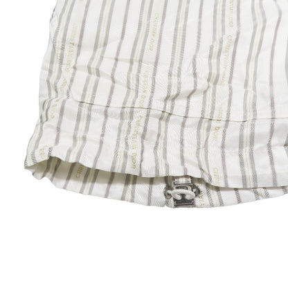 Dior Anorak Jacket Pullover Hoodie Half Zip Logo All Over Pattern Stripe 48