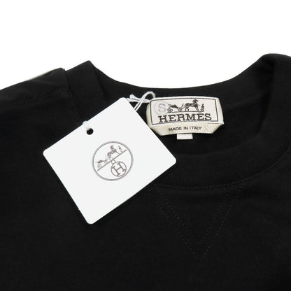 Hermes Run Sweatshirt Shirt Hline Brushed Lining Top Side Line Trainers XS Black