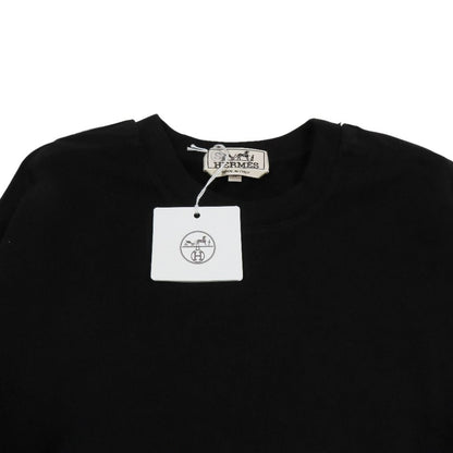 Hermes Run Sweatshirt Shirt Hline Brushed Lining Top Side Line Trainers XS Black