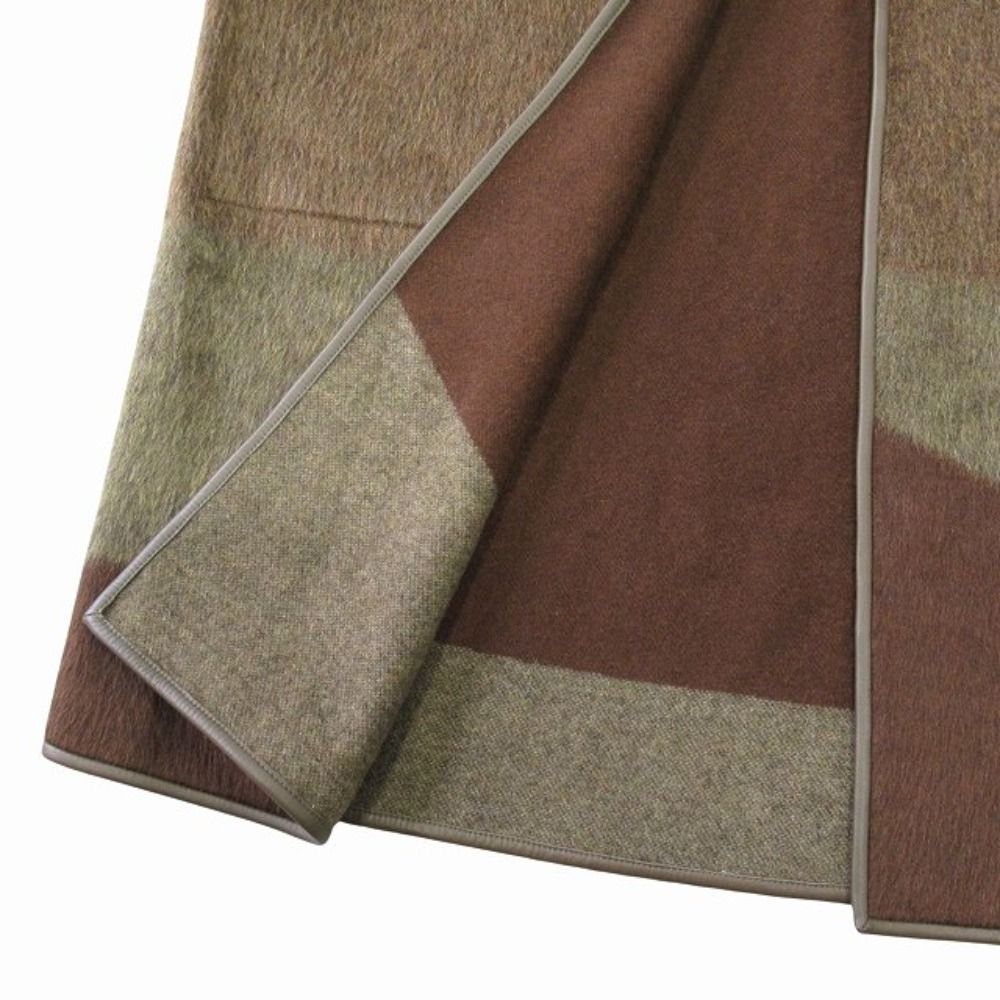 Hermes Rocabar Cashmere Mohair Long Coat Jacket Lambskin Color Archive 38 Brown