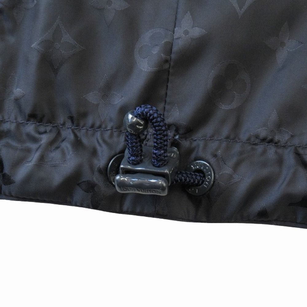 Louis Vuitton Staples Edition Reversible Monogram Nylon Jacket 50 Navy