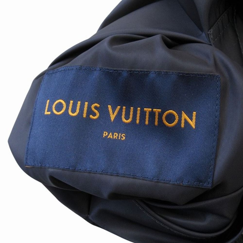 Louis Vuitton Staples Edition Reversible Monogram Nylon Jacket 50 Navy