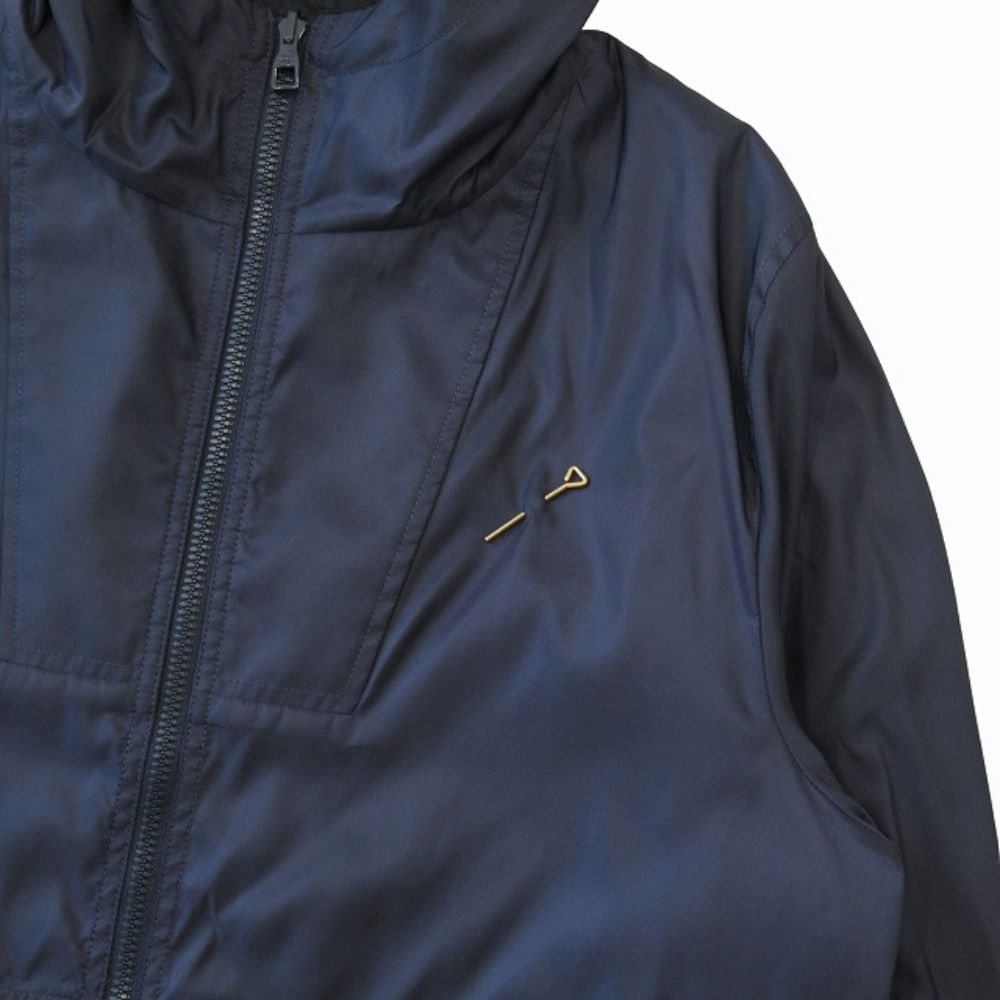 Louis Vuitton Staples Edition Reversible Monogram Nylon Jacket 50 Navy
