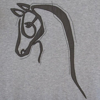 Hermes Hose Sweatshirt Trainers Top Long Sleeve Lambskin Leather S Gray